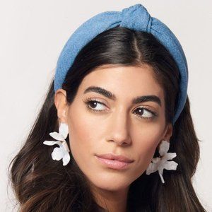 Lele Sadoughi Light Denim Headband